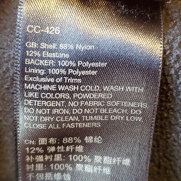 Marmot Red Full Zip Soft Shell Nylon Jacket Coat - Picture 7 of 7